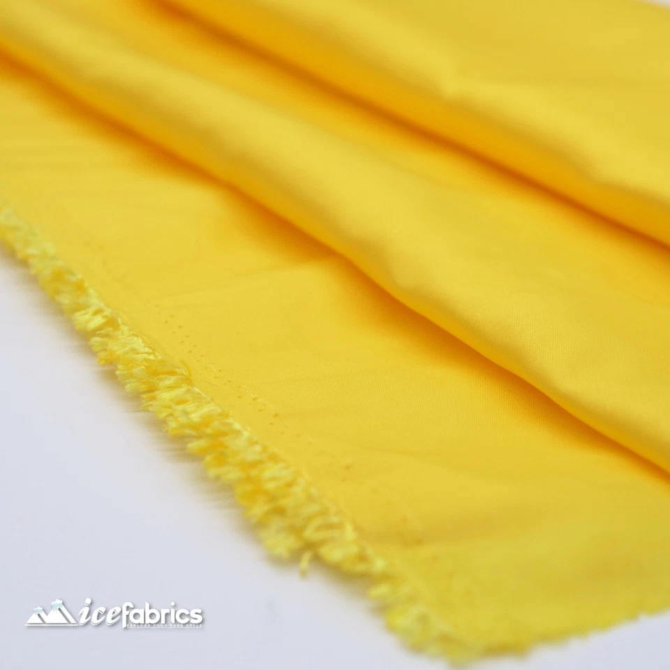 Желтая тафта ткань в ярдах - однотонная поли тафта ткань - украшение - Изображение 4 из 4