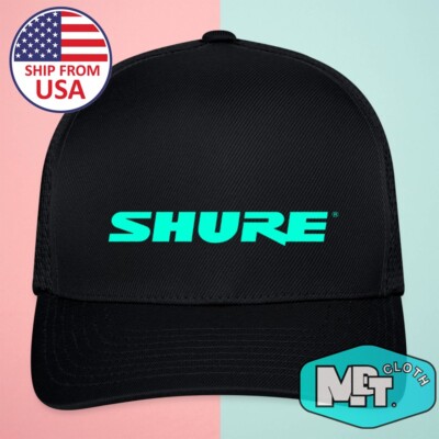Shure Audio Baseball Cap Hat Size Adjustable S/M & L/XL