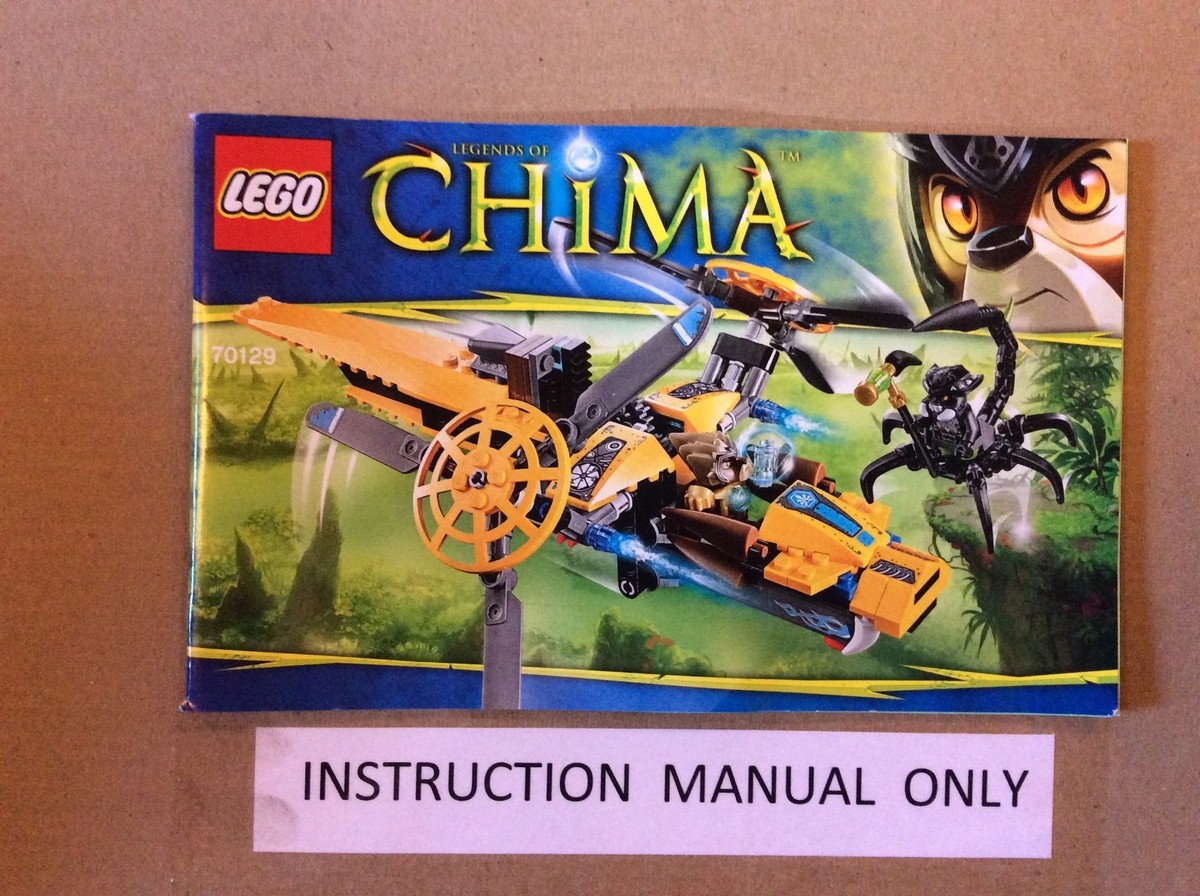 New Lego Instruction Manual ONLY for Chima Lavertus' Twin Blade