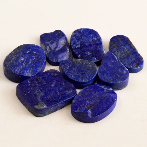 8Pcs 350Cts Natural Blue Lapis Lazuli Druzy Unpolished Gems 25x20 28x28mm#13776 - Picture 2 of 8