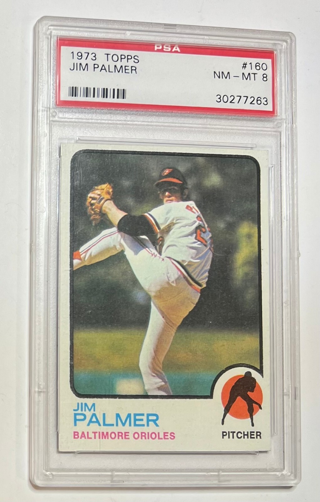 1973 Topps Jim Palmer #160 PSA 8 NM-MT