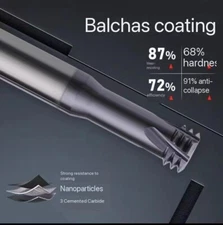 Carbide UNC Thread End Mill Milling Cutter Three Tooth CNC Boring Cutter For Tap