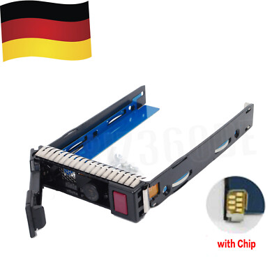 Für HP Proliant DL385 Gen10 G10 3.5'' LFF SAS SATA Festplatten Caddy Mit Chip LED