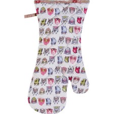 OWLS GAUNTLET twitter oven glove OWL bird birds oven mitt one hand ovenglove