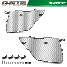 2PCS FOR CORVETTE C8 2020-2025 RADIATOR MESH GRILL GRILLE GUARDS COVERS BLACK