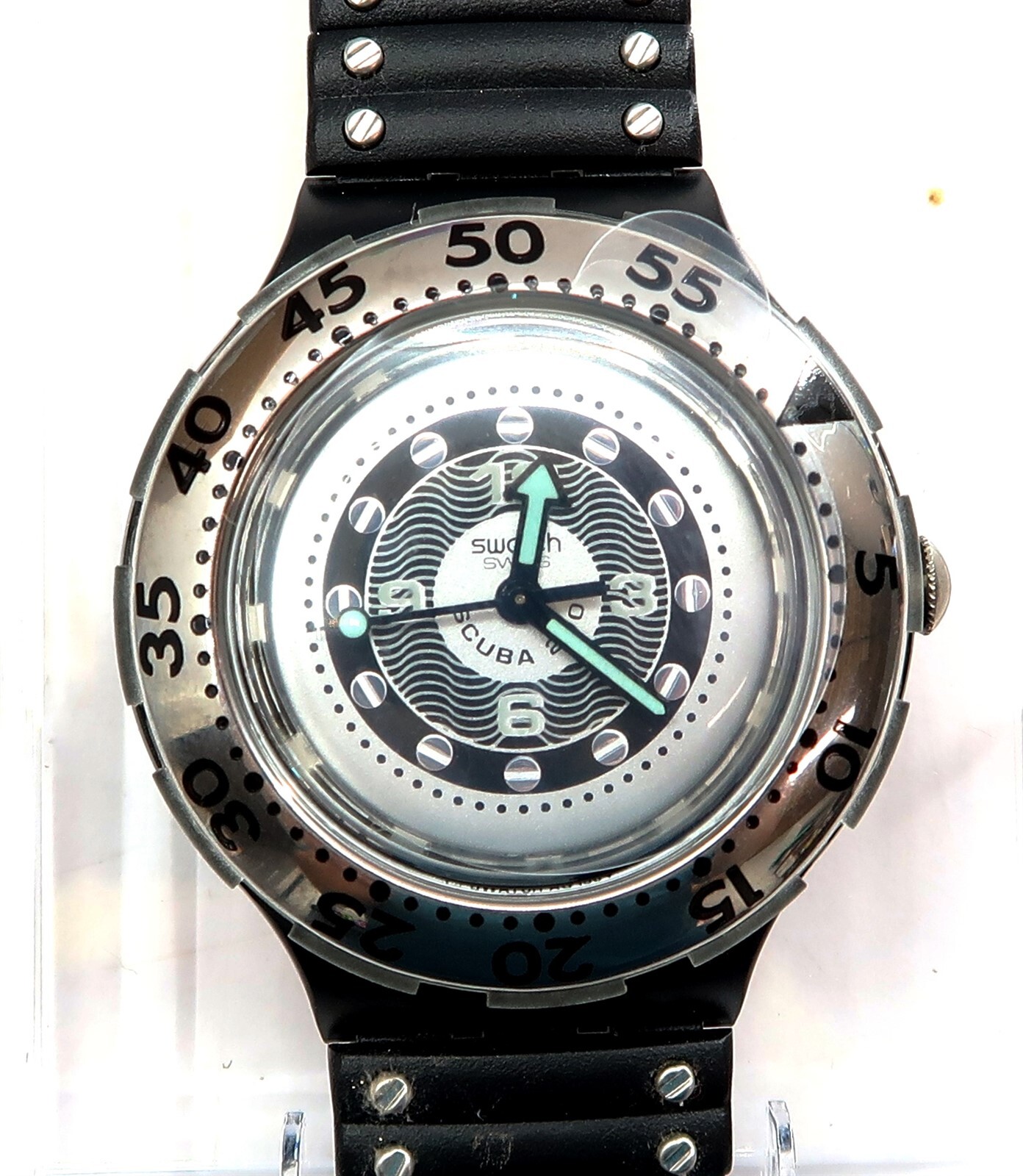 Swatch Scuba 200 SDB106 Gents Watch NOS 1995 with Case & Papers