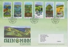 Isle of Man I.O.M 2017 Green Mann/Food Matters/Farm Environment SG 2192-2197 FDC