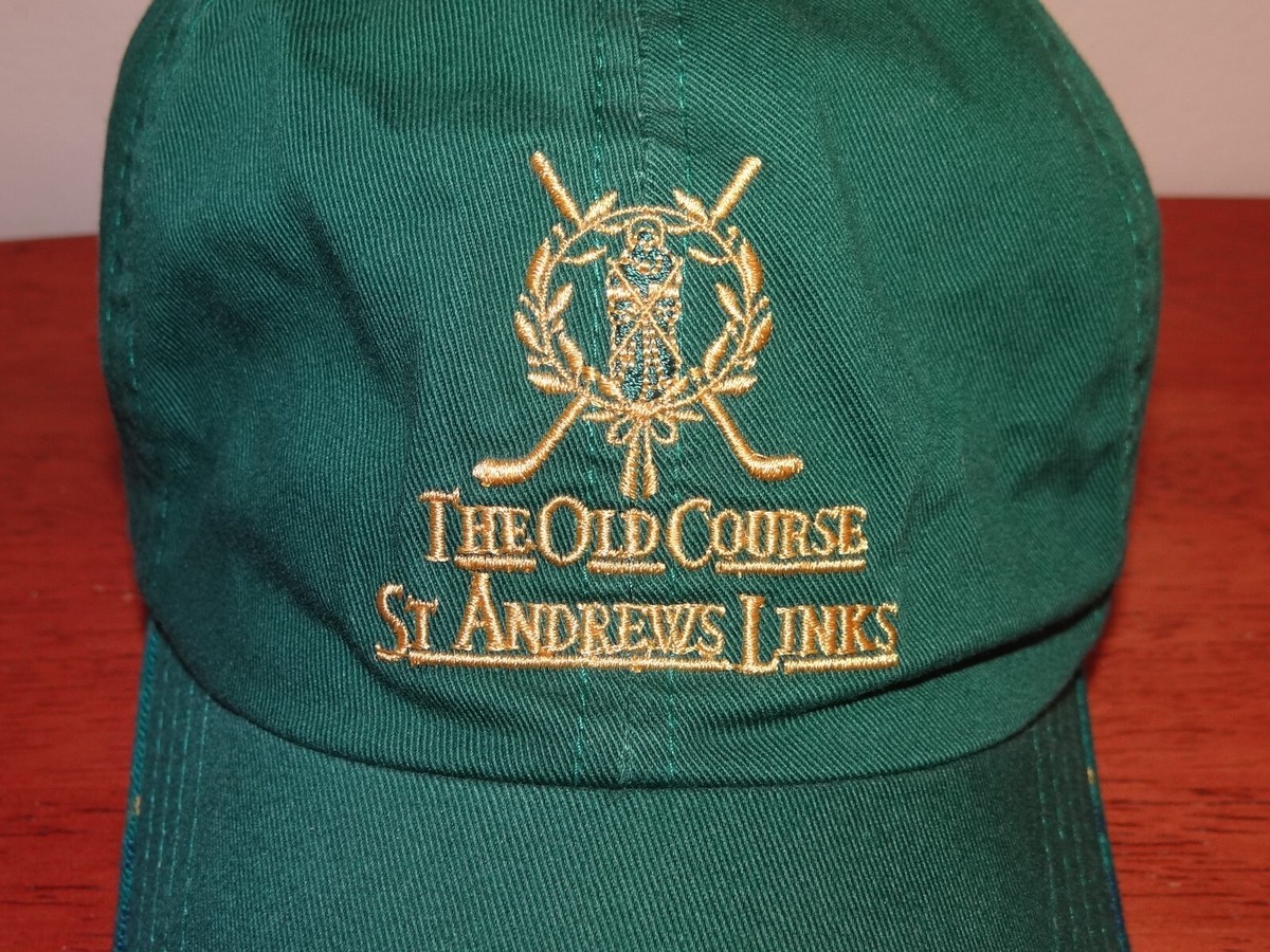VTG St Andrews Links Old Course Strapback Golf Cap Hat Tartan