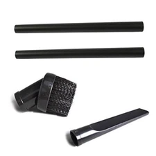 Fits For TVP 1.25" hose end 19" 2pk Extension Wands W/ Round Brush & Crevice Too