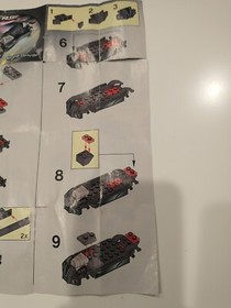 Lego 8132 Racers Night Driver 100% Pieces w/Manual (Some Tears) No Stickers/Box