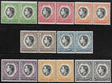 SWA 1937 set sg 97-104 MH Coronation