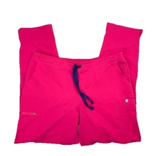 FIGS Womens XLT Zamora Jogger Scrub Pants Ultra Rose Limited Color Bottoms