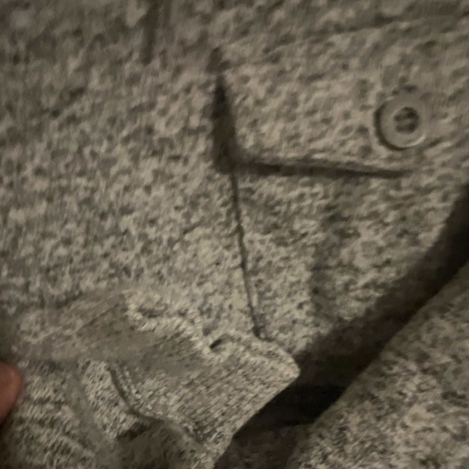 VANS Knit Gray Geometric Pattern Pullover Hoodie … - image 5