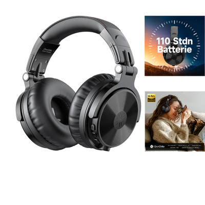 OneOdio Bluetooth Kopfhörer Over Ear 50mm Treiber 110 Std Akku