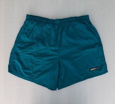 Classic Speedo Swim Trunks Men s Large Teal Mesh Lined Nylon Shorts