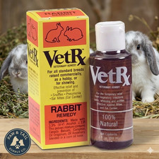 VetRx Rabbit Veterinary Aid Respiratory Relief Infections Snuffles Ear Mites 2oz