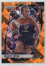 2024 Panini Prizm WNBA Orange Ice Prizm Celeste Taylor #48 Rookie RC 0i1b