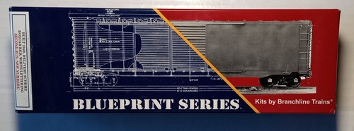 Branchline Blueprint #1513 40' 8' puertas AAR caja coche lectura #107029 kit nuevo en caja HO1/87 | Zustand: New