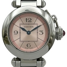 Cartier Mispasha W3140008 Pink Stainless Steel Quartz Ladies Watch Used