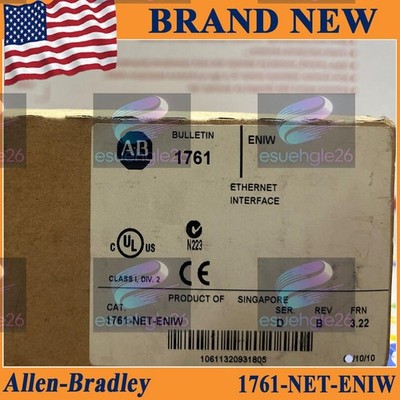 NEW NEW PLC 1761-NET-ENIW AB 1761-NET-ENIW /D EtherNet Interface Module