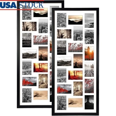 20 Opening Collage Frame 4x6 Photos Wall Mount Family Memories Display New