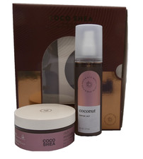Bath  Body Works Coco Shea Coconut Perfume Mist Body Butter FULL SIZE Boxed