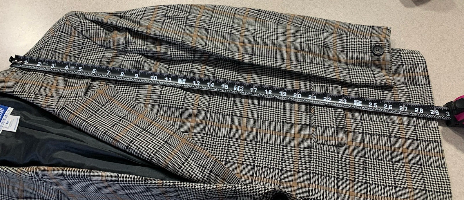 PENDLETON Blazer 100% Virgin Wool Houndstooth Pla… - image 16