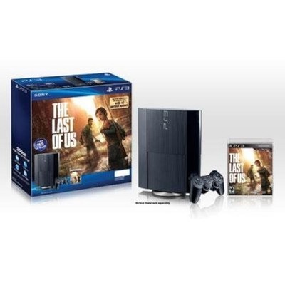 PlayStation 3 PS3 500GB The Last Of Us Bundle Super Slim Very Good 2Z