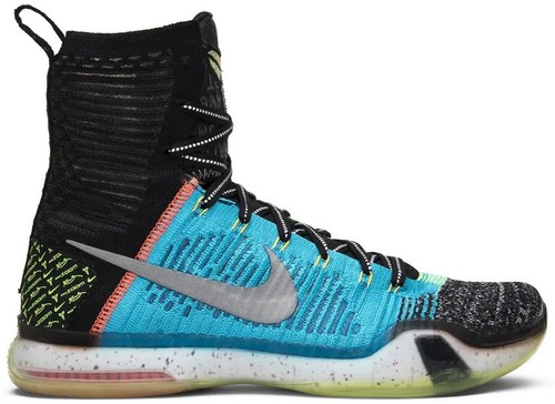 New 9 Nike Kobe 10 X Elite High Team Grand Purple Volt Basketball