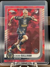 Cavan Sullivan RC Red Sapphire /5 2025 Topps Chrome MLS Rookie 🔥 SSP RARE