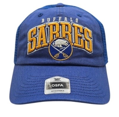 Buffalo Sabres Hat Blue Snap Back Cap Mens Adjustable Mesh Fan Favorite NHL New