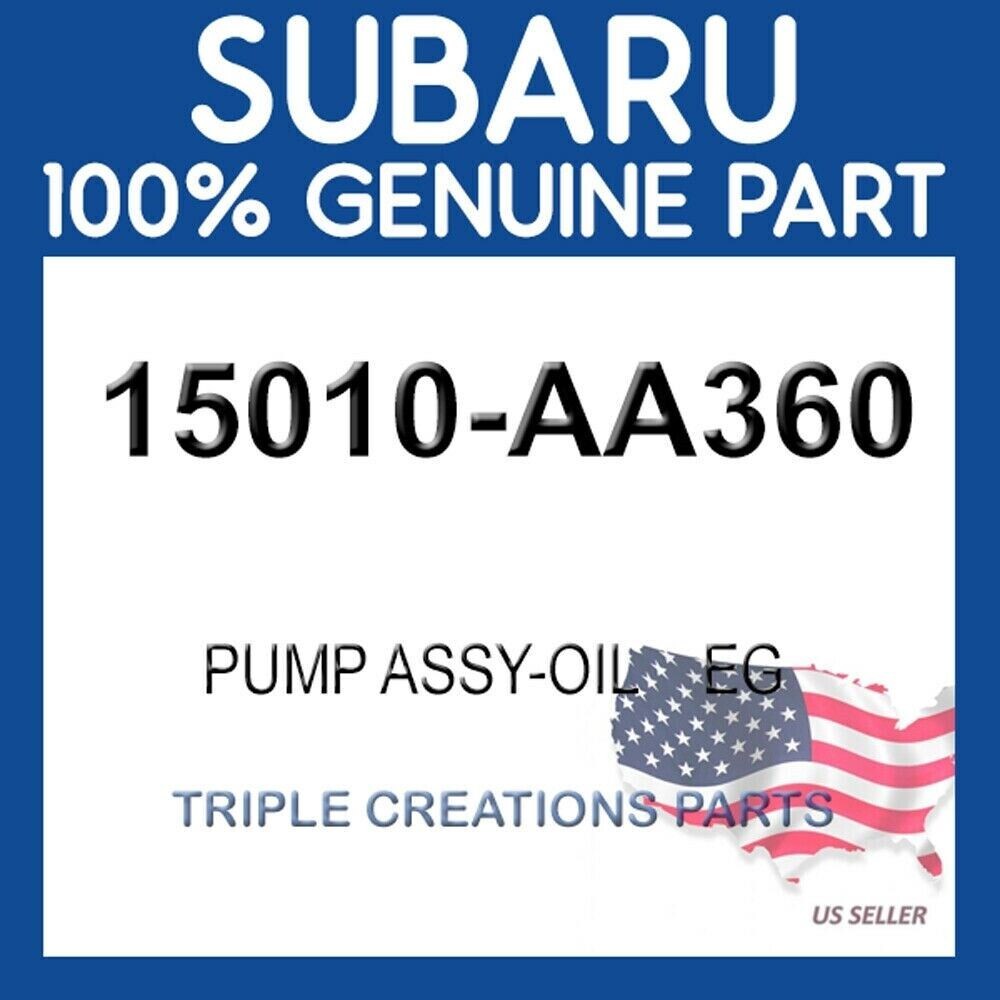 15010AA360 Genuine Subaru Wrx Legacy Impreza 11MM Oil Pump 15010-AA360 OEM