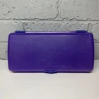 Tupperware Lunch N Things Container Purple Hinged Bento Storage Box 4195A-1 VTG
