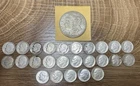 Lot Of 26 Silver Coins 25 Silver Roosevelt Dimes And 1921 D Silver Morgan Dollar