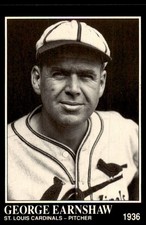 1991 The Sporting News Conlon Collection George Earnshaw Baseball Cards #88