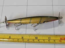 VINTAGE SMITHWICK DEVILS HORSE FISHING LURE PERCH