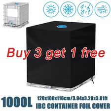 IBC Tote Cover Snow Dust Protector 275 Gallon 1000L Garden Water Tank Waterproof