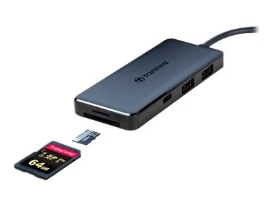 Transcend HUB5C USB 3.2 Gen 2 (3.1 Gen 2) Type-C MicroSD (TransFlash) TS-HUB5C - Immagine 3 di 4