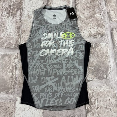 Under Armour HeatGear Compression Shirt Men s Large Alter Ego 1384027-011 NWT