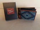 Tony Lama RFID Tri-Fold Wallet Genuine Leather Southwest Aztec Tribal Cowboy