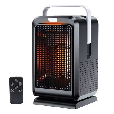 1000W PTC Ceramic Heater with Remote Digital Display for Indoor Use