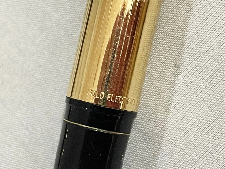 JUEGO DE ESCRITORIO OJO DE TIGRE VINTAGE - FUENTE SHEAFFER Y BOLÍGRAFOS Foto 4 de 4
