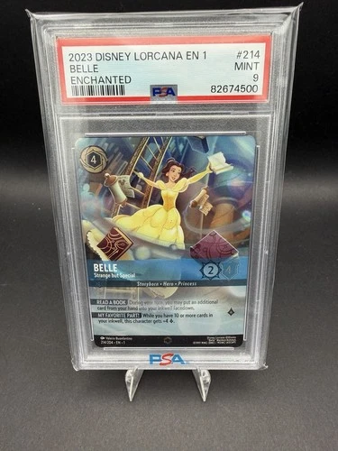 Disney Lorcana The First Chapter EN1 - Belle Strange But Special Enchanted PSA 9