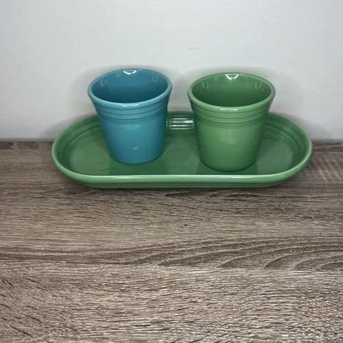 FIESTA WARE flower POTs  3.5 w/ Tray