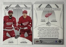 Dylan Larkin / Lucas Raymond 2024-25 SP Authentic #C-22 Collaborations Red Wings