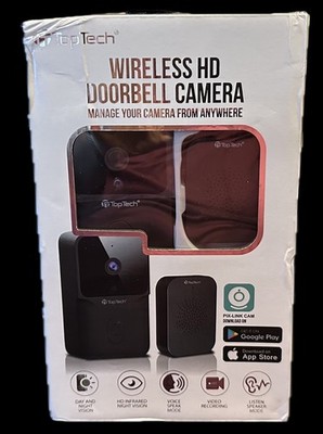Wireless High Definition (HD) Doorbell Camera By Top Tech, Brand New