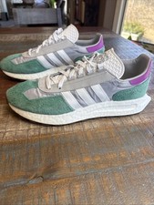 Adidas Retropy E5 Men's Size 13 Grey Collegiate Green White H03076 - no box