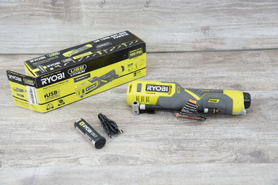 #ad Open Box Ryobi FVIF51K USB Lithium Cordless High Pressure Portable Inflator $29.74