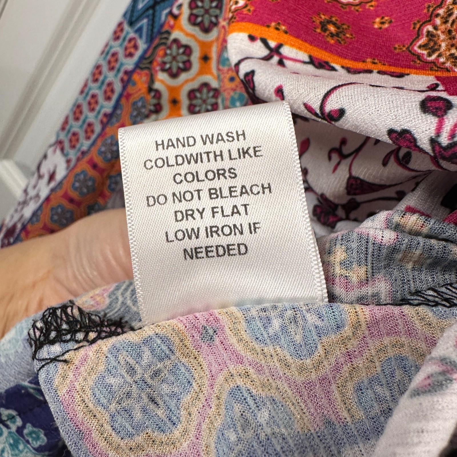 Travel Elements Patchwork Print Tunic Dress 3/4 S… - image 4