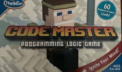 Open Box Code Master Programming Logic Board Game Complete Educational STEM Kid